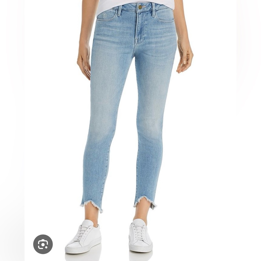 Frame Le High Skinny Triangle Ankle